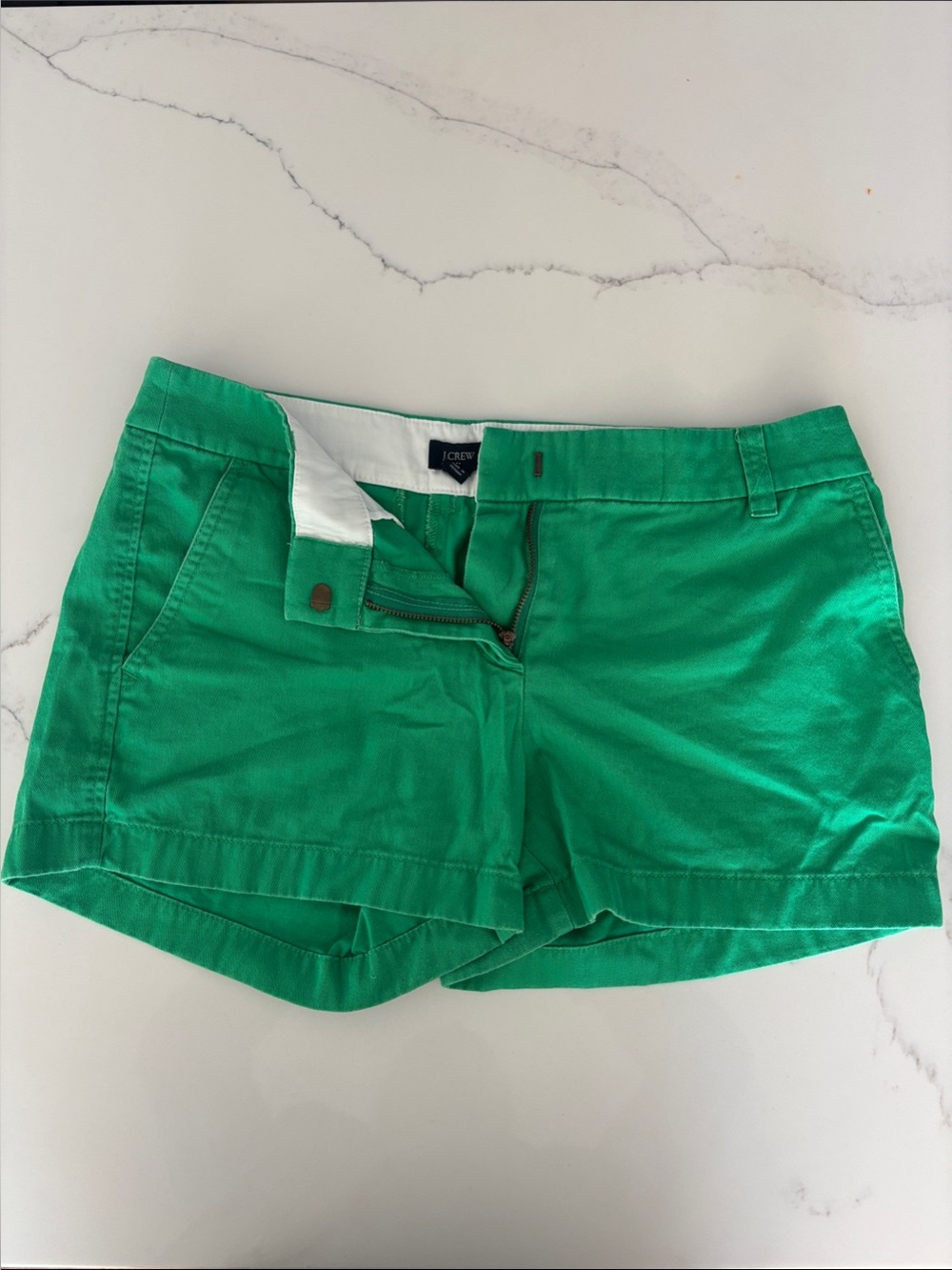 J. Crew Women’s 4” Chino Shorts Kelly Green